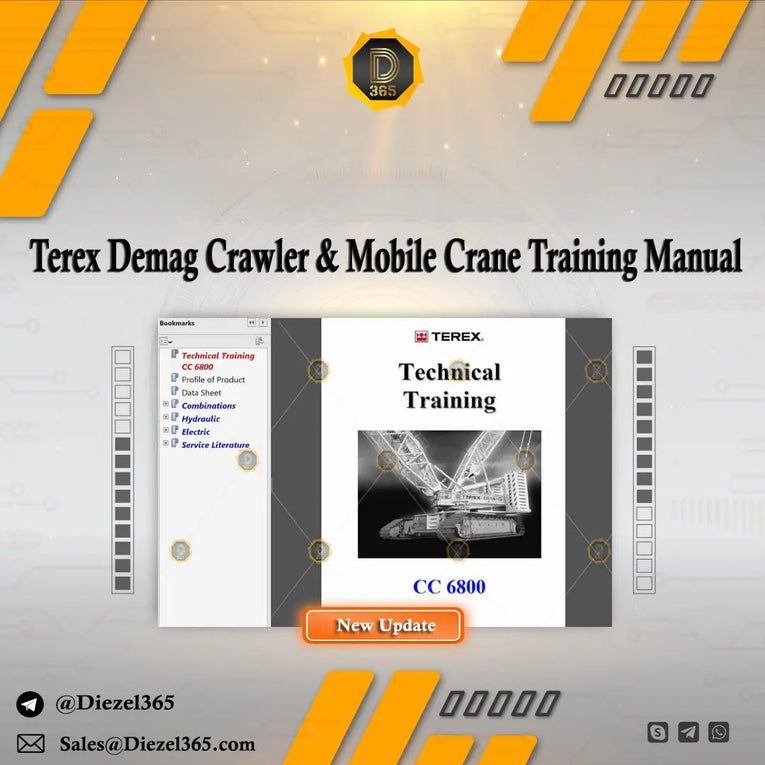 Terex Demag Crawler Crane & Mobile Crane Technical Training Manual Diezel365