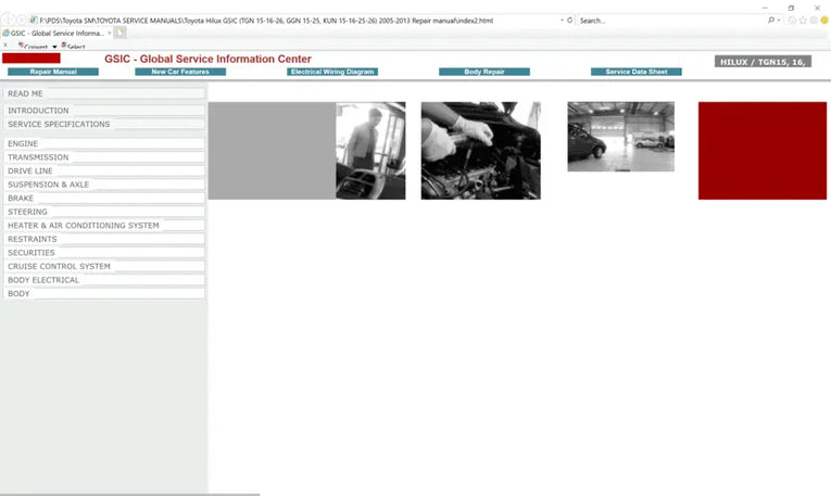 Toyota Cars Full Package Service Repair Manual & Diagrams Diezel365