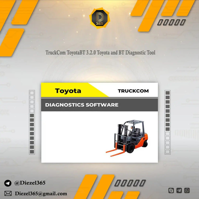 TruckCom ToyotaBT 3.2.0 Toyota and BT Diagnostic Tool Diezel365