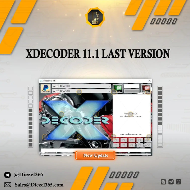 XDECODER 11.1 LAST VERSION | Genuine Software Diezel365