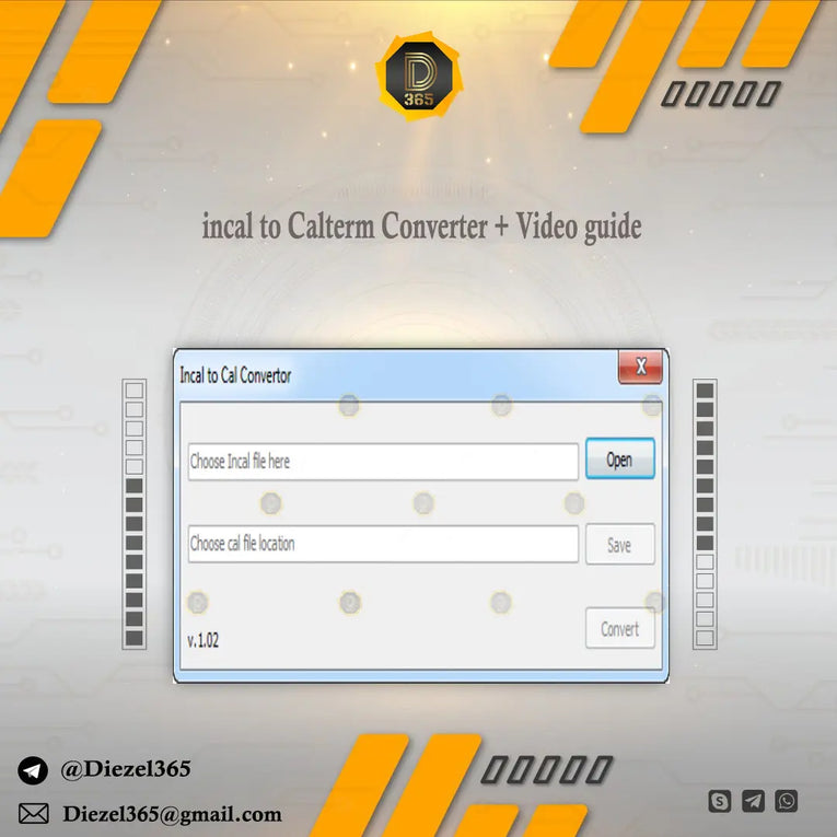 lncal to Calterm Converter + Video guide Diezel365