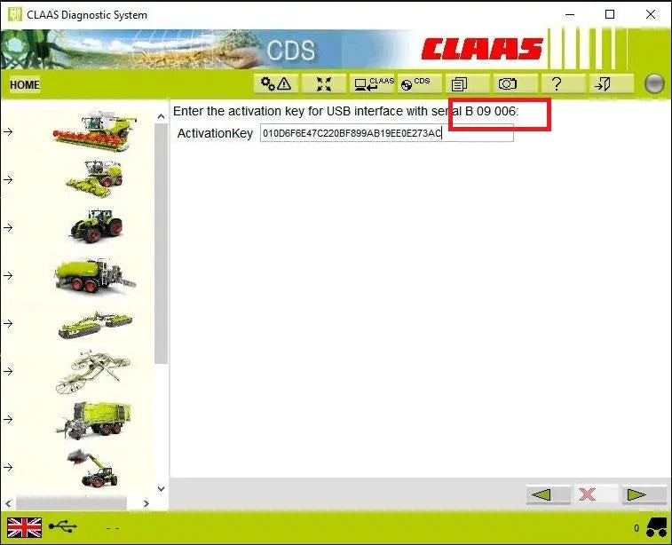 Claas Interface Activation Key v2 Diezel365