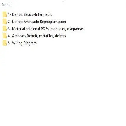 Detroit Diesel Basic + Advanced Level Course (Spanish) + Wiring Diagram + Delete Files Diezel365