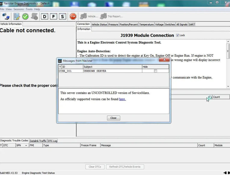 Navistar Engine Diagnostics (NED) v7.8.22 with 06.2023 Database with UNLOCK Patch for multi PC's Diezel365