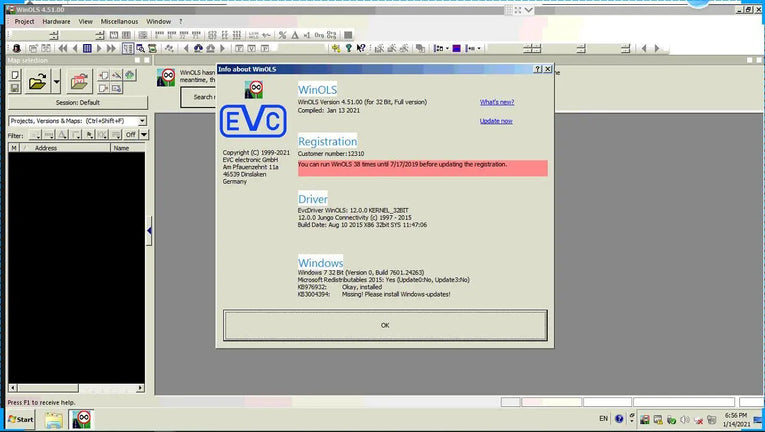 WinOLS 4.51 With Plugins vmwar + Damos files +ECM TITANIUM+ immo service tool v1.2+ ECU Remapping lessons Diezel365