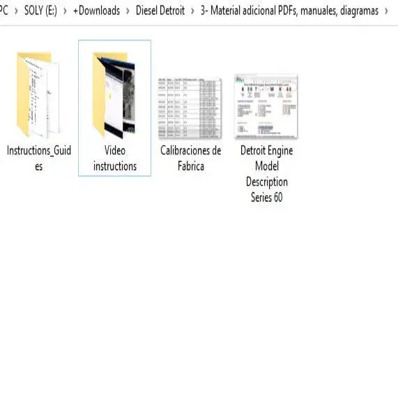 Detroit Diesel Basic + Advanced Level Course (Spanish) + Wiring Diagram + Delete Files Diezel365