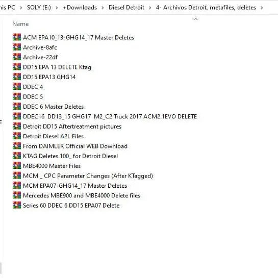 Detroit Diesel Basic + Advanced Level Course (Spanish) + Wiring Diagram + Delete Files Diezel365