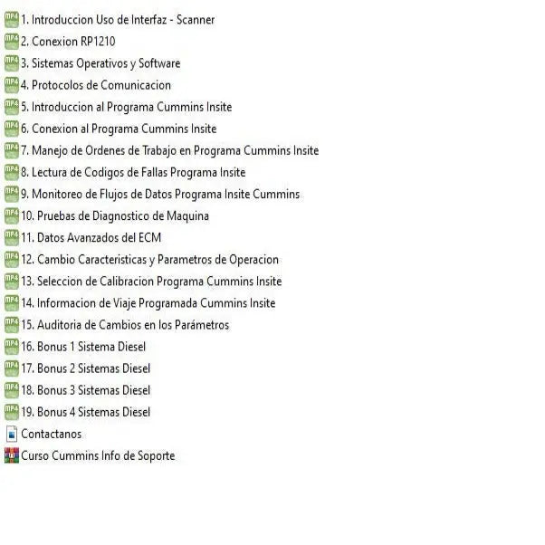 Cummlns lnslte & CaItirm Course (Spanish) + CaItrim v4.7 with KG + Wiring Diagram Diezel365