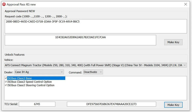 CNH New Approval Password + Unlock Features 2023 v2 Diezel365