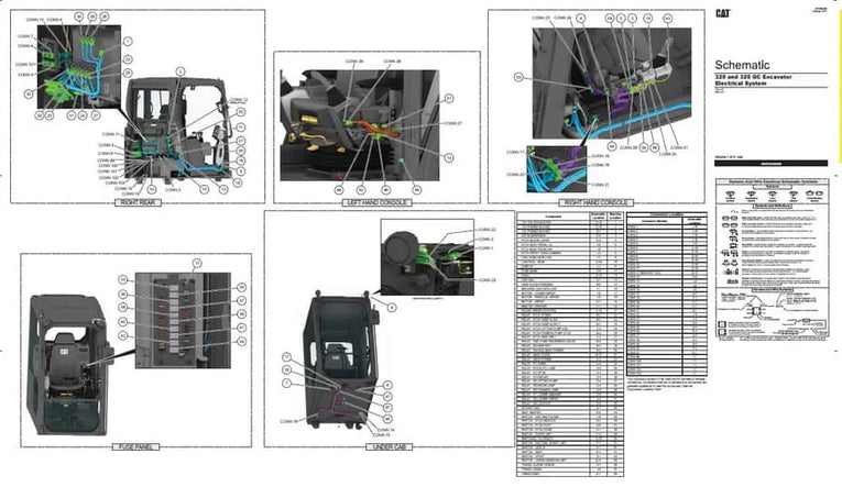 Cat Excavator Parts Manual & Wiring Diagram PDF Diezel365