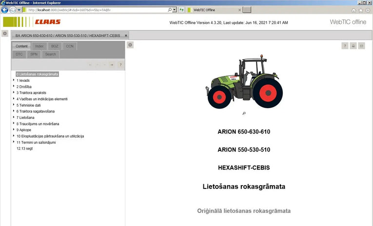 CLAAS WebTIC Offline 08.2022 Service Information + INSTALL GUIDE Diezel365