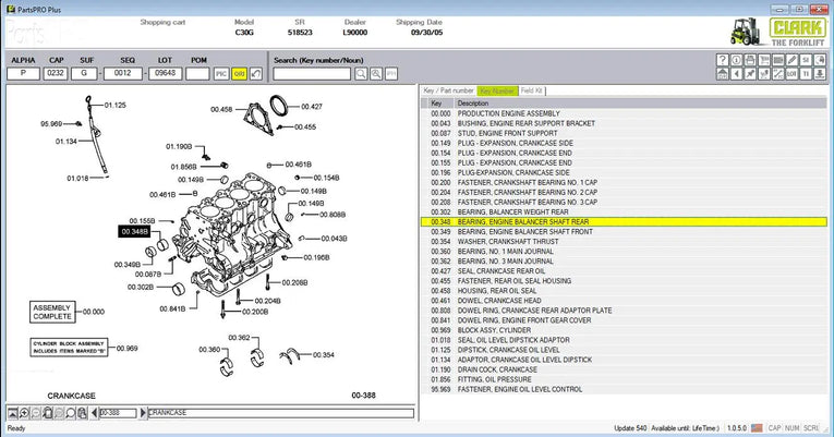 Clark EPC Spare Parts List Parts Pro Plus v541 Diezel365