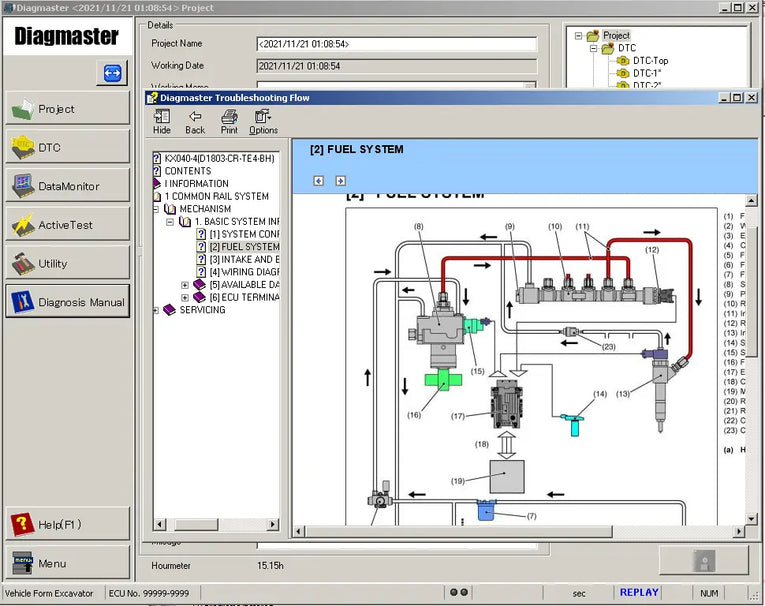 Kubota / Takeuchi DiagMaster v21.11.01 last version – Level 9 + Unlock KG Diezel365