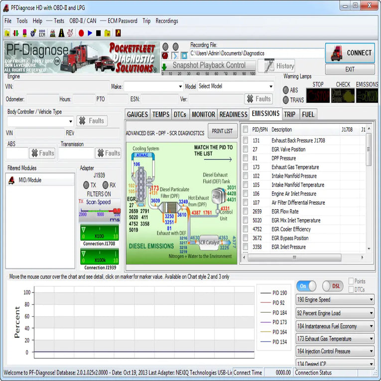 PF-Diagnose 2.0.2.23 Diagnostics Software 2013 – Full Heavy & Medium Duty with OBDII Diezel365