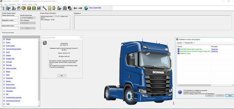 Scania Multi Service Information & Spare Parts Catalog 05.2023 Diezel365