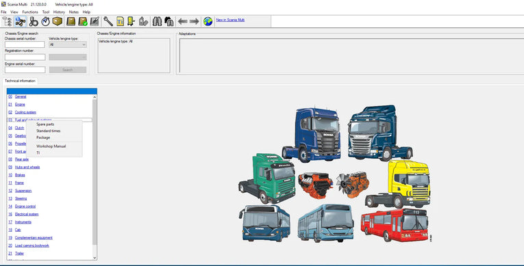 Scania Multi Service Information & Spare Parts Catalog 05.2023 Diezel365