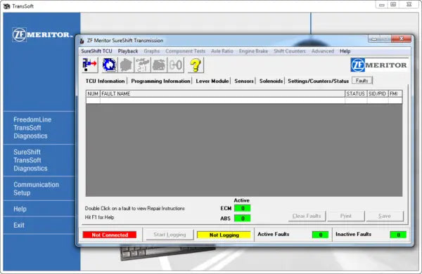 ZF MERITOR TransSoft v2.1 Diagnostic Software + kg Diezel365