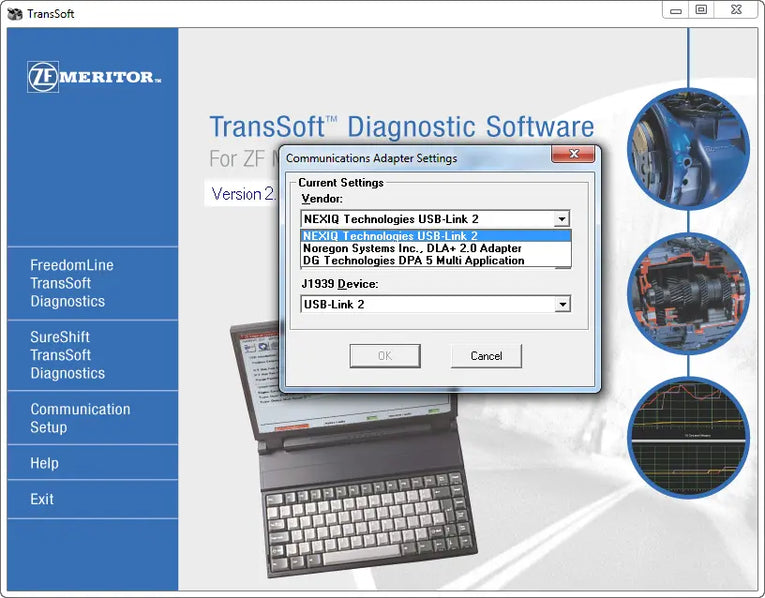 ZF MERITOR TransSoft v2.1 Diagnostic Software + kg Diezel365