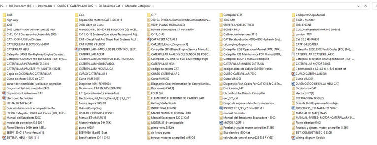 Caterpillar Spanish Course + English PDF Manuals, wiring diagrams and Delete guides Diezel365