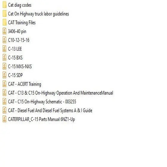Caterpillar Spanish Course + English PDF Manuals, wiring diagrams and Delete guides Diezel365