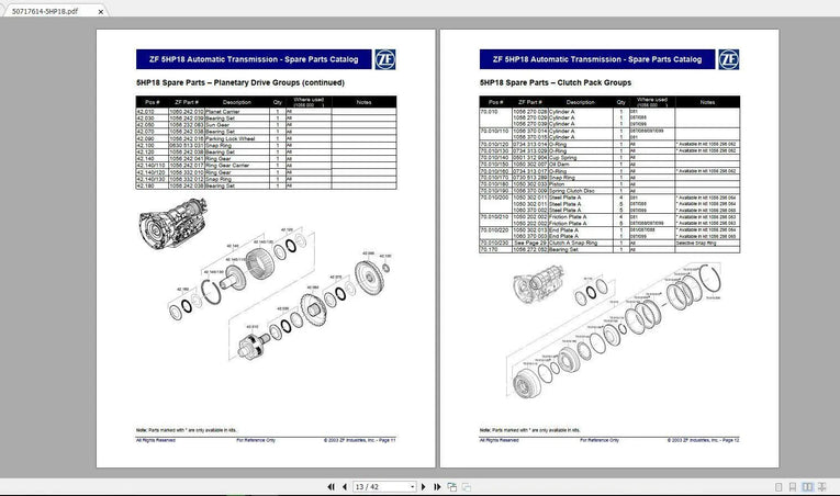 ZF Transmissions All Models Full Set Manuals 2021 Diezel365