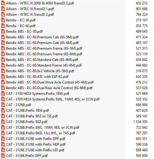 Commns, Detroit Diesel, Cat, Allison & many others trucks Wiring Diagram Full Collection Diezel365