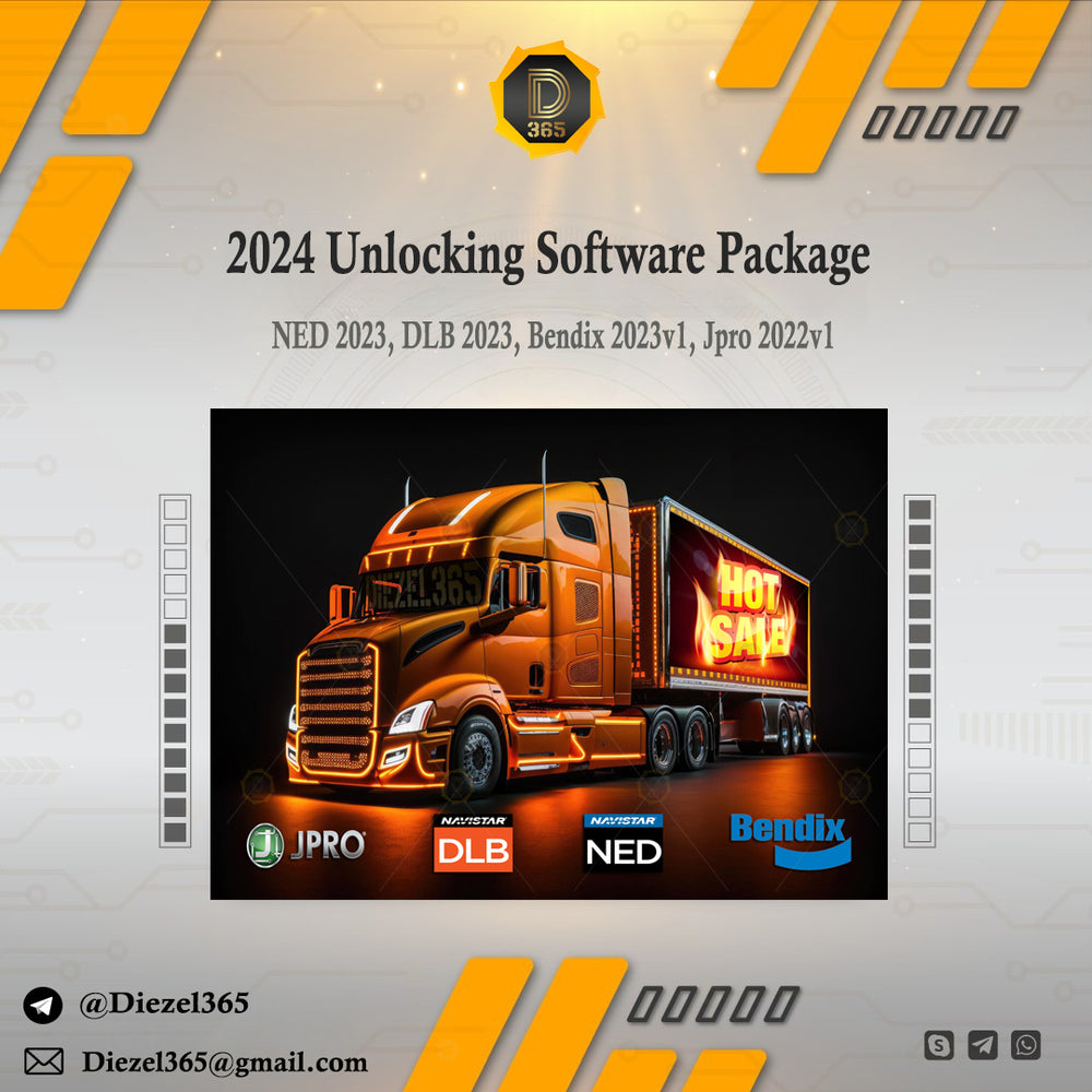 Unlocking Pack For NED 2024, DLB 2024, Bendix 2023v1, Jpr0 with unlock Patch