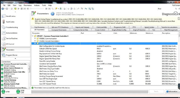 Detroit Diesel Diagnostic Link 8.19 SP1 (DDDL 8.19) 2024 Offline Professional + Troubleshooting 2024