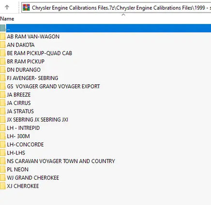 Chyrsler F.C.A Group Flash files collection 2000 - 2017 Diezel365