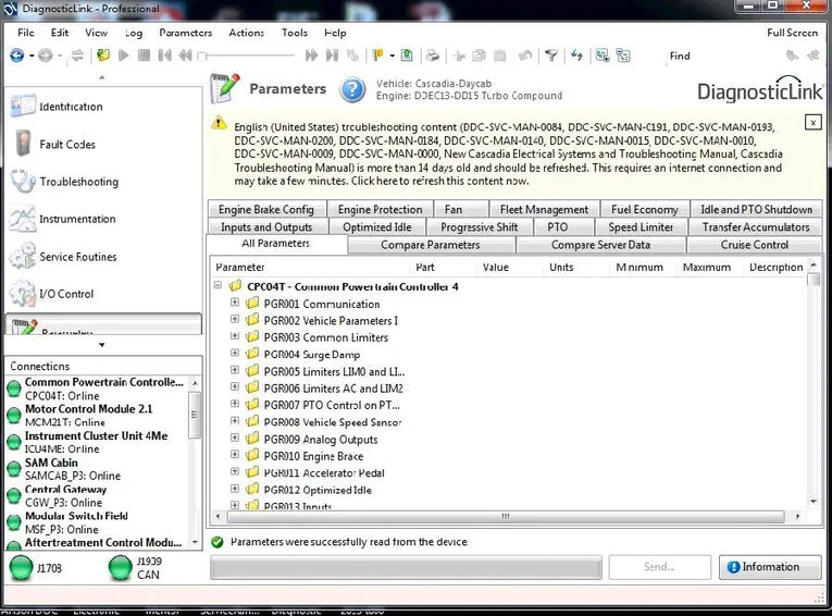 Detroit Diesel Diagnostic Link 8.19 SP1 (DDDL 8.19) 2024 Offline Professional + Troubleshooting 2024