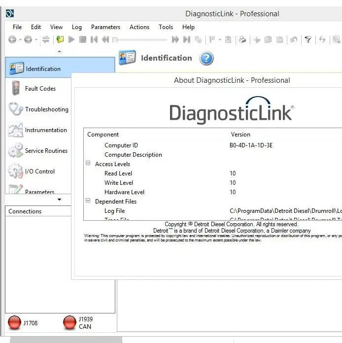 Detroit Diesel Diagnostic Link 8.19 SP1 (DDDL 8.19) 2024 Offline Professional + Troubleshooting 2024