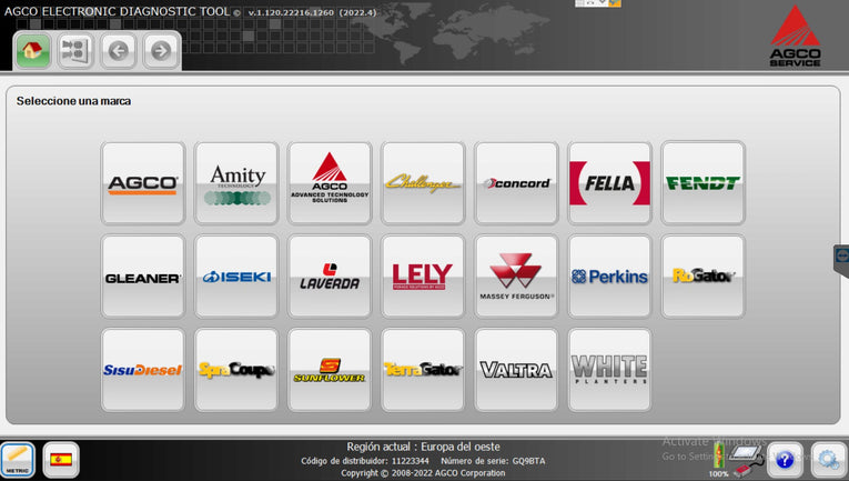 Agco EDT Electronic Diagnostic Tool v1.128 [04.2025]