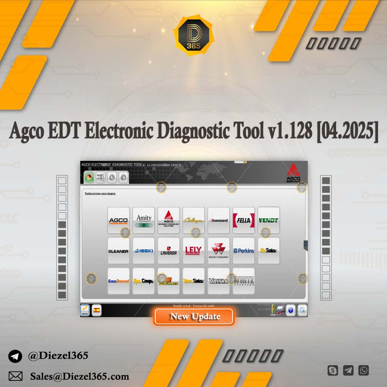 Agco EDT Electronic Diagnostic Tool v1.128 [04.2025]