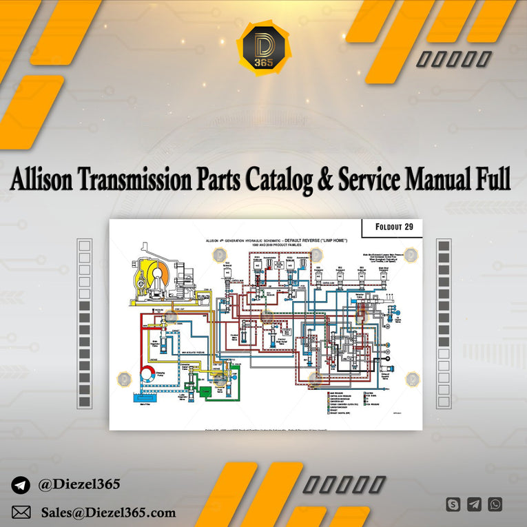 Allison Transmission Parts Catalog Troubleshooting & Service Manual Full DVD