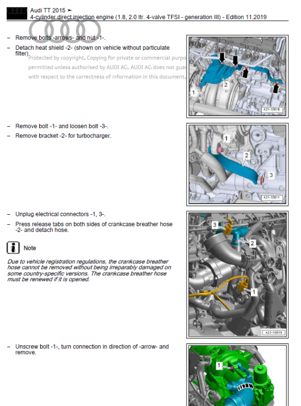 Audi Workshop Manuals & Wiring Diagrams 2020 PDF