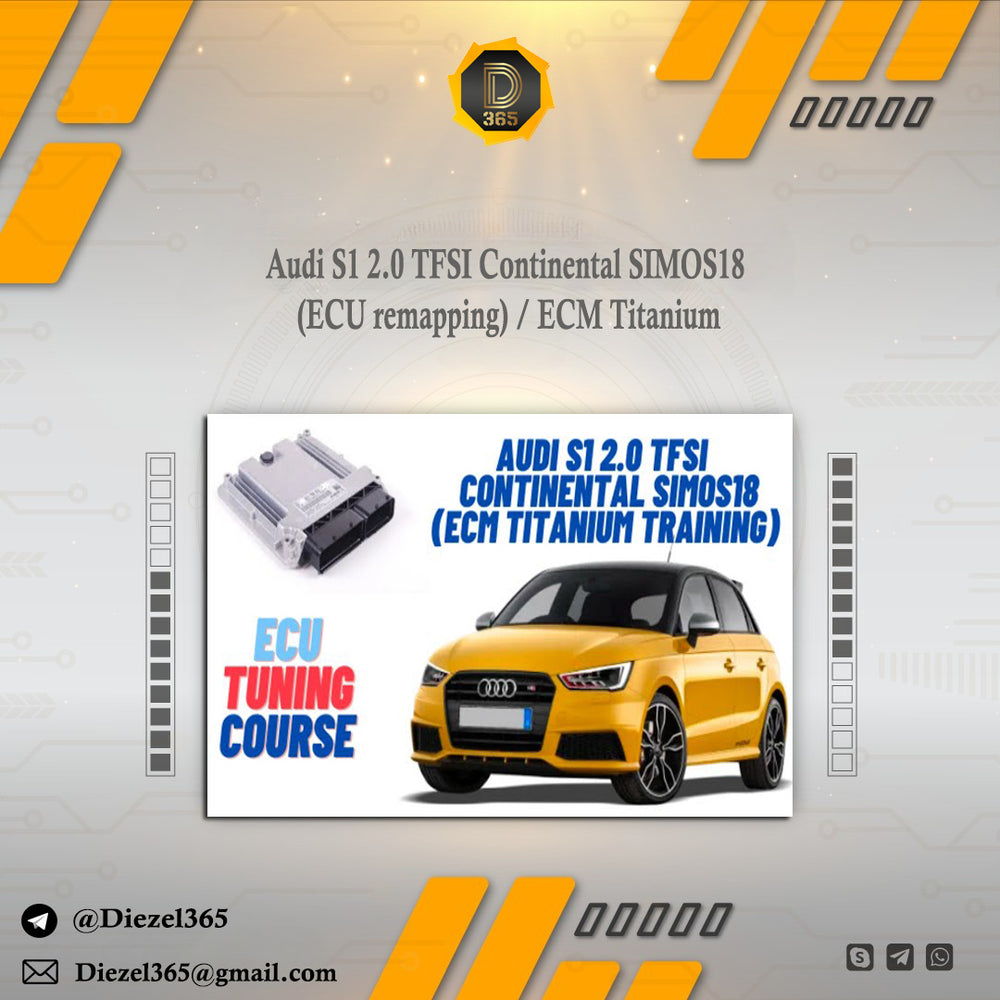 Audi S1 2.0 TFSI Continental SIMOS18 (ECU remapping) / ECM Titanium