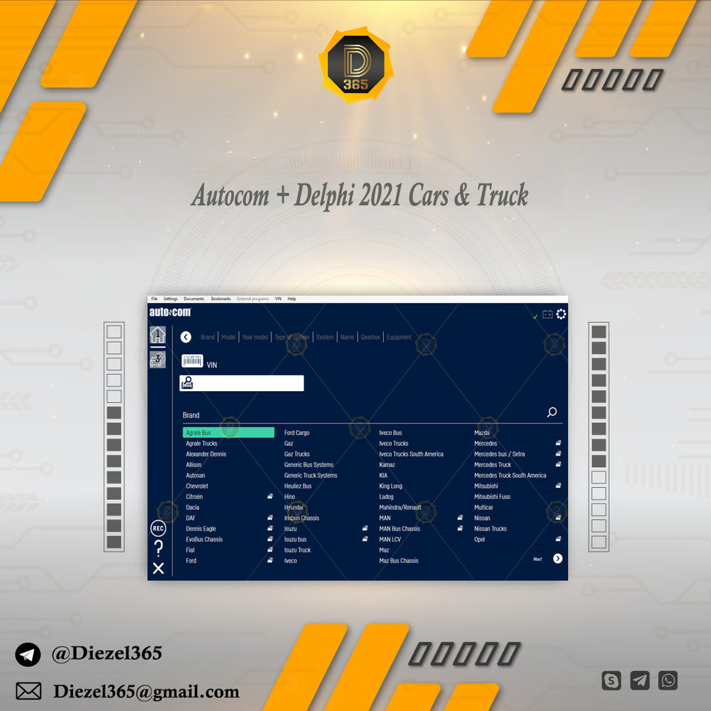 Autocom + Delphi 2021 Cars & Truck