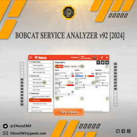 BOBCAT SERVICE ANALYZER v92 [2024] Diezel365
