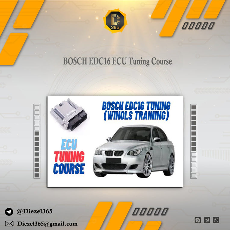 BOSCH EDC16 ECU Tuning Course