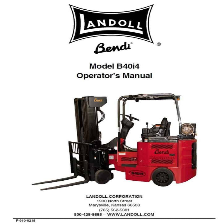 Landoll Bendi Forklift Collection Manuals PDF