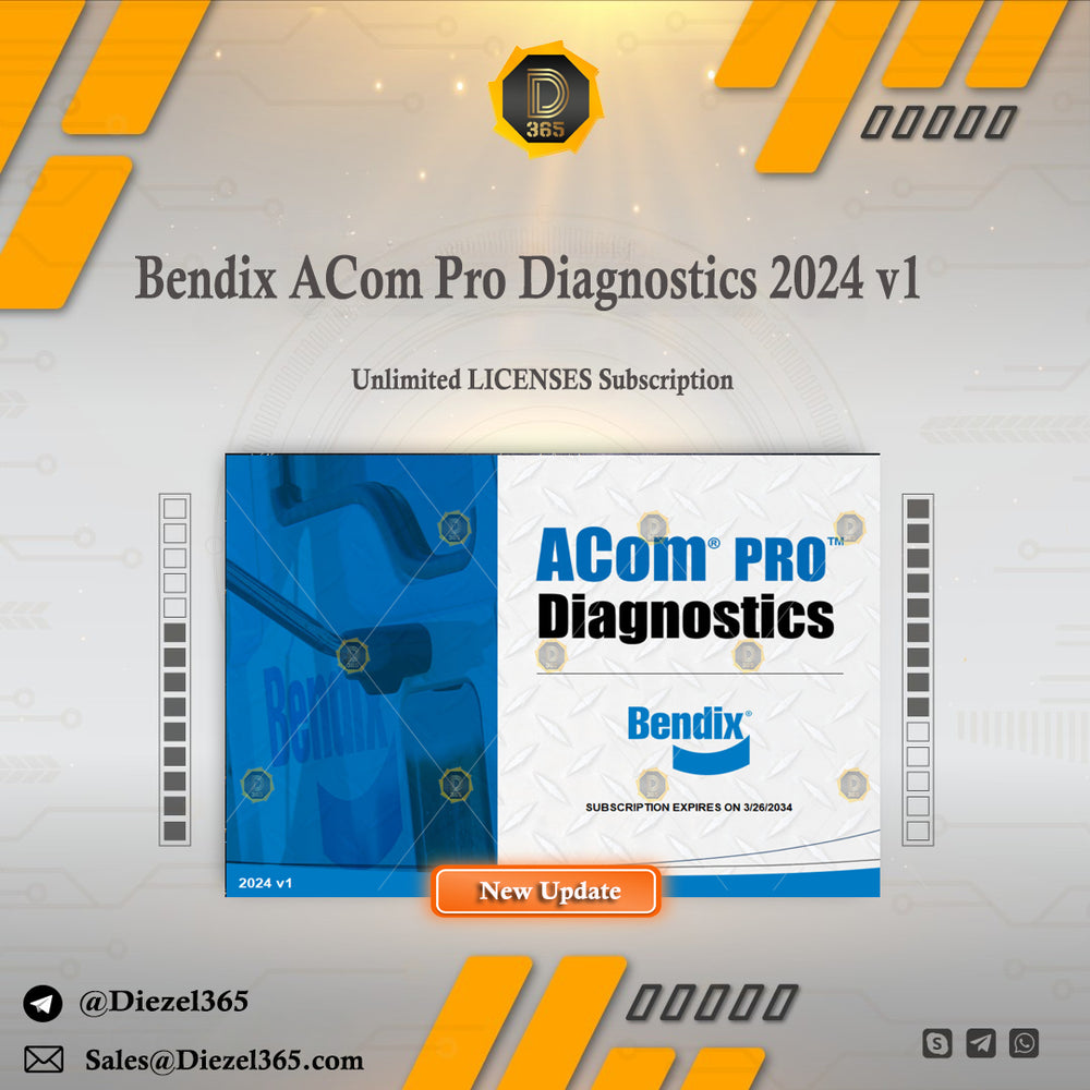 Bendix ACom Pro Diagnostics 2024 v1 + Unlimited LICENSES Subscription