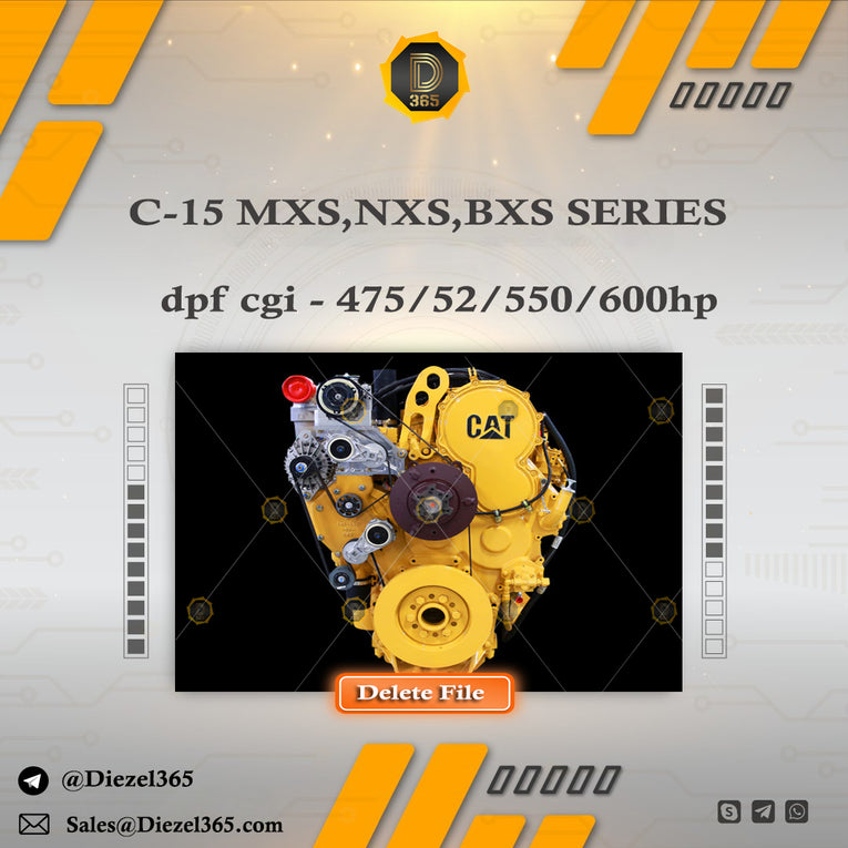 C-15 MXS,NXS,BXS SERIES - dpf cgi - 475/52/550/600hp