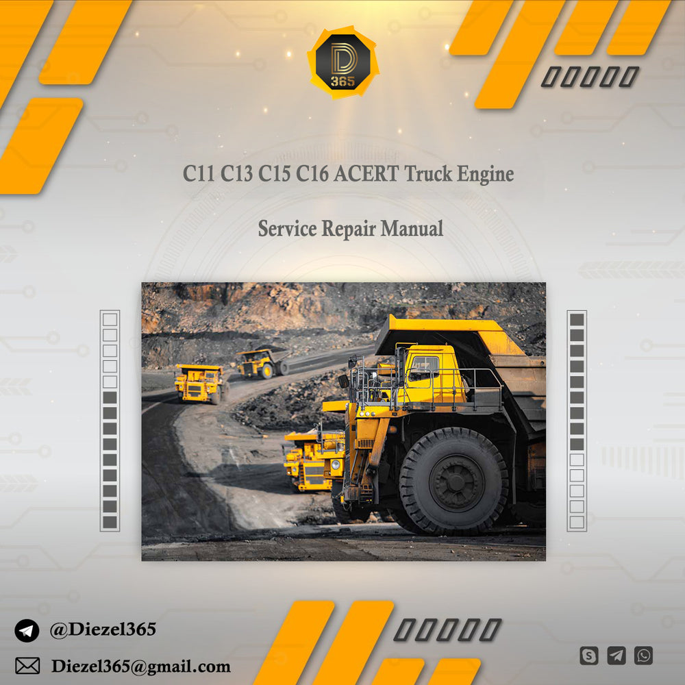 C11 C13 C15 C16 ACERT Truck Engine Service Repair Manual