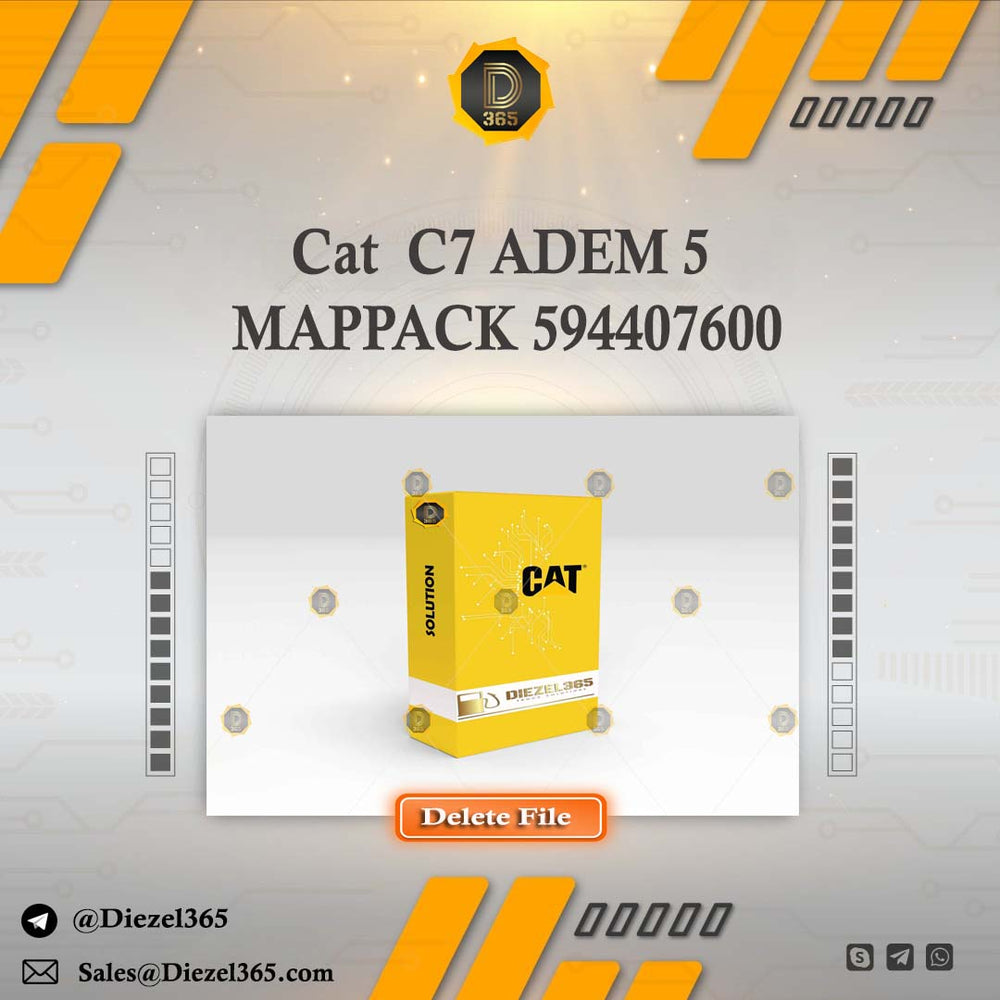 CATERPILLAR C7 ADEM 5 MAPPACK 594407600