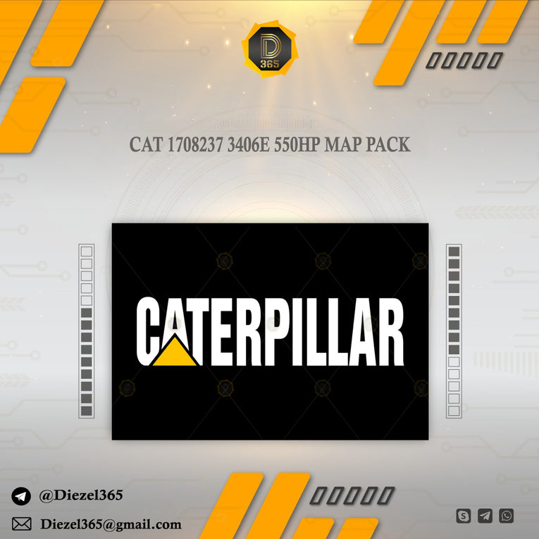 CAT 1708237 3406E 550HP MAP PACK