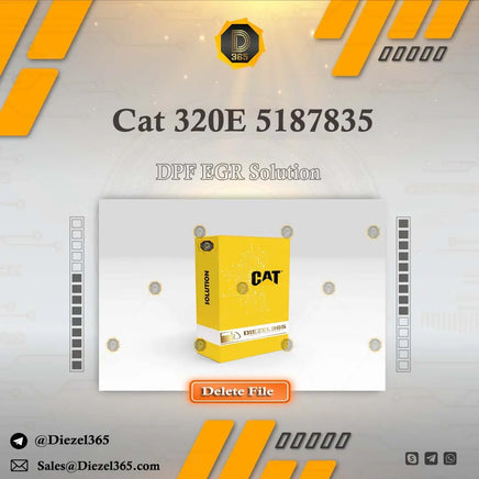 Caterpillar 320E 5187835 + DPF EGR Solution Diezel365