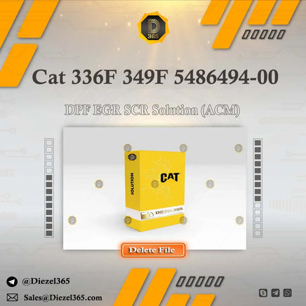 Caterpillar 336F 349F 5486494-00 + DPF EGR SCR Solution (ACM) Diezel365