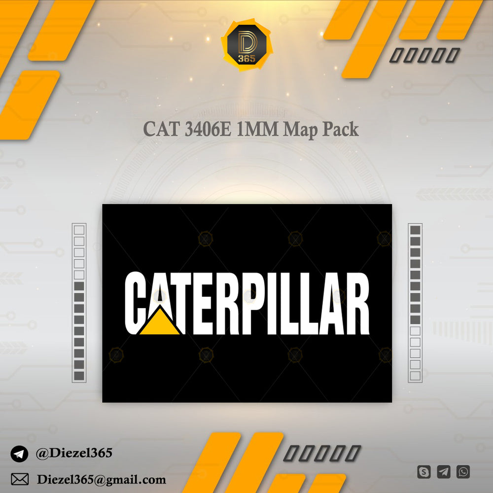 CAT 3406E 1MM Map Pack