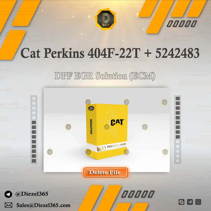 CAT Perkins 404F-22T + 5242483 DPF EGR Solution (ECM) Diezel365