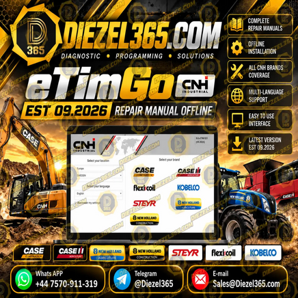eTimGo CNH EST 09.2026 Repair Manual Offline Diezel365
